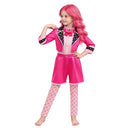 Cosplay Costume Pink Heart Wicked Wonderland (2026) Suit Top Pants Fullset Pink Kids Children Halloween Carnival Party Outfits