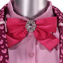 Cosplay Costume Pink Heart Wicked Wonderland (2026) Suit Uniform Top Pants Fullset Pink Women Halloween Carnival Party Outfits