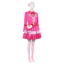 Cosplay Costume Pink Hearts Wicked Wonderland Fullset Pink Women Halloween Carnival Party Outfits