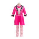 Cosplay Costume Pink Wicked Wonderland Suit Set Pink Kids Children Halloween Carnival Party Outfits