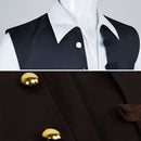 Cosplay Costume Pirate Fullset Renaissance Black Men Halloween Carnival Party Outfits
