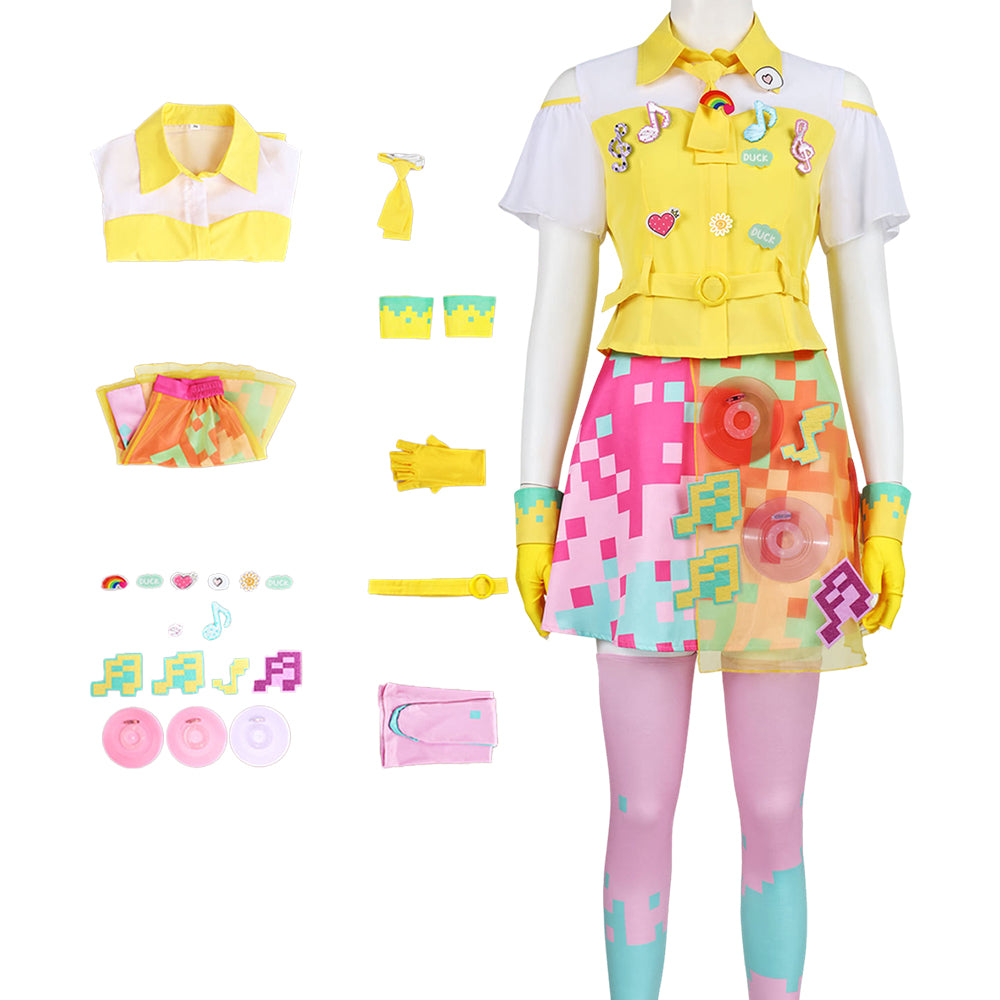 Cosplay Costume Poppy Kamen Rider Ex-Aid Fullset Yellow Women