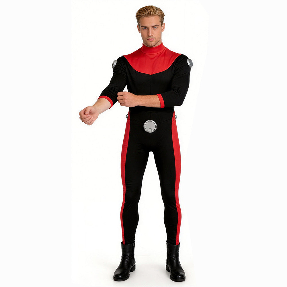 Cosplay Costume Powerplex Scott Duvall Invincible Season 4 Jumpsuit Red ...