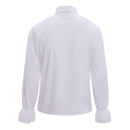 Cosplay Costume Prince Adam Medieval Linen Shirt Renaissance White Women Halloween Carnival Party Outfits