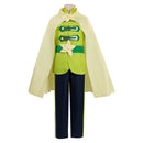Cosplay Costume Prince Frog The Princess and the Frog Stage Set Green Men Halloween Carnival Party Outfits