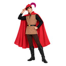 Cosplay Costume Prince Phillip Fullset Red Men Halloween Carnival Party Outfits