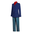 Cosplay Costume Prue McKeel Wildwood (2026) Suit Pants Scarf Set Blue Women Halloween Carnival Party Outfits