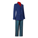 Cosplay Costume Prue McKeel Wildwood (2026) Suit Pants Scarf Set Blue Women Halloween Carnival Party Outfits