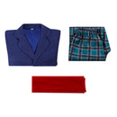 Cosplay Costume Prue McKeel Wildwood (2026) Suit Pants Scarf Set Blue Women Halloween Carnival Party Outfits