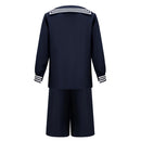 Cosplay Costume Quico El Chavo del Ocho Fullset Navy Suit Blue Men Halloween Carnival Party Outfits