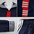 Cosplay Costume Quico El Chavo del Ocho Fullset Navy Suit Blue Men Halloween Carnival Party Outfits