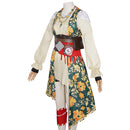 Cosplay Costume R.S Sea of Remnants Floral Pirate Dress Green Halloween Carnival Party Outfits