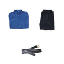 Cosplay Costume Rafal Orb: On the Movements of the Earth Top Pants Set Blue Men Halloween Carnival Party Outfits