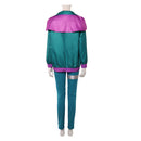 Cosplay Costume Raissa Coat Pants Shirt Set Green Women Halloween Carnival Party Outfits