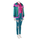 Cosplay Costume Raissa Coat Pants Shirt Set Green Women Halloween Carnival Party Outfits