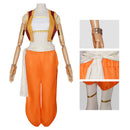 Cosplay Costume Ram Re: Zero Season 4 Exotic Dancer Top Pants Orange Women Halloween Carnival Party Outfits