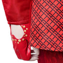 Cosplay Costume Red Descendants: Wicked Wonderland Leather Top Pants Set Red Women Halloween Carnival Party Outfits