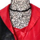 Cosplay Costume Red Descendants: Wicked Wonderland Leather Top Pants Set Red Women Halloween Carnival Party Outfits
