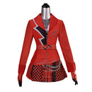 Cosplay Costume Red Wicked Wonderland (2026) Coat Skirt Fullset Red Women Halloween Carnival Party Outfits