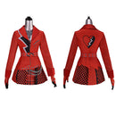 Cosplay Costume Red Wicked Wonderland (2026) Coat Skirt Fullset Red Women Halloween Carnival Party Outfits