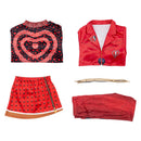 Cosplay Costume Red Wicked Wonderland Fullset Red Kids Children Halloween Carnival Party Outfits