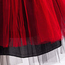 Cosplay Costume Red Wicked Wonderland Mesh Tutu Dress Red Kids Children Halloween Carnival Party Outfits