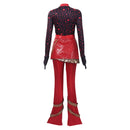 Cosplay Costume Red Wicked Wonderland Shirt Skirt Pants Set Red Women Halloween Carnival Party Outfits