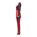Cosplay Costume Red Wicked Wonderland Shirt Skirt Pants Set Red Women Halloween Carnival Party Outfits