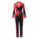Cosplay Costume Red Wicked Wonderland Top Pants Budget Friendly Red Women Halloween Carnival Party Outfits