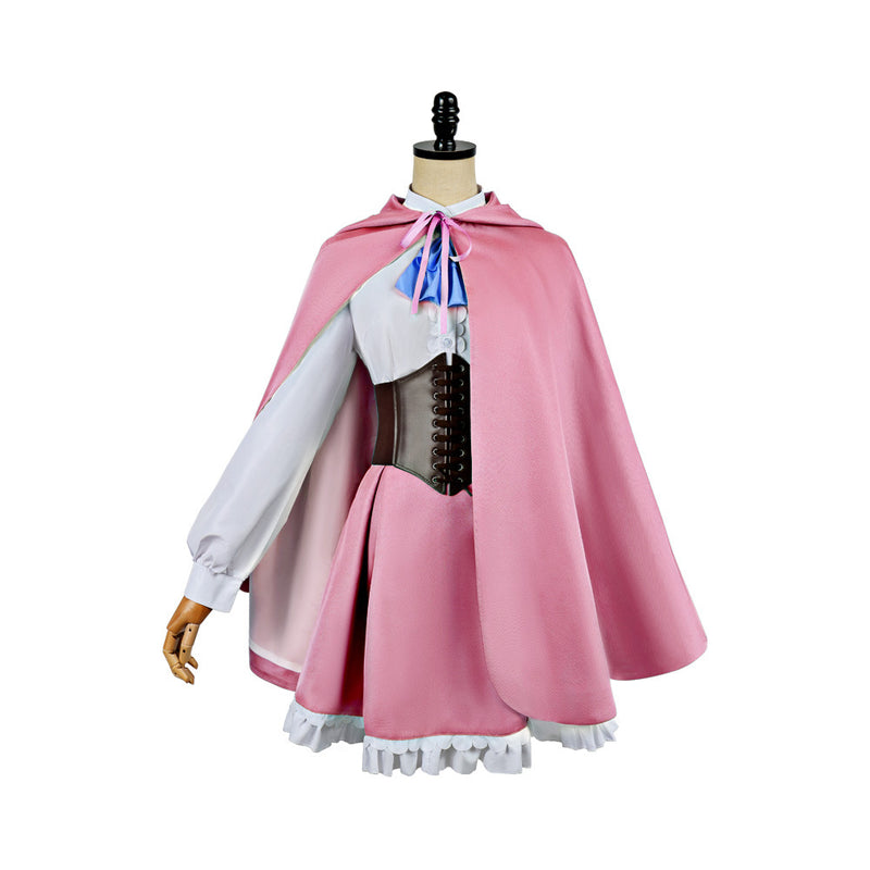 Cosplay Costume Rem Re:Zero Season 4 Cloak Dress Set Pink Women Halloween Carnival Party Outfits Cosplay Costume Rem Re:Zero Season 4 Cloak Dress Set Pink Women Halloween Carnival Party Outfits