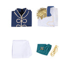 Cosplay Costume Renato Always a Catch! Prince Royal Uniform White Unisex Halloween Carnival Party Outfits