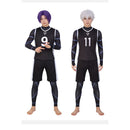Cosplay Costume Reo Mikage Blue Lock Sportwear Vest Shorts Jumpsuit Fullset Men Halloween Carnival Party Outfits