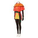 Cosplay Costume Rogue Shawl Set Orange Women Halloween Carnival Party Outfits