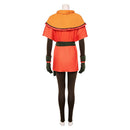 Cosplay Costume Rogue Shawl Set Orange Women Halloween Carnival Party Outfits
