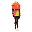 Cosplay Costume Rogue Shawl Set Orange Women Halloween Carnival Party Outfits