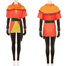 Cosplay Costume Rogue Shawl Set Orange Women Halloween Carnival Party Outfits