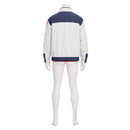Cosplay Costume Roman Carax Cyberpunk: Edgerunners 2 Jacket White Halloween Carnival Party Outfits