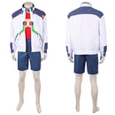 Cosplay Costume Roman Carax Cyberpunk: Edgerunners 2(2026) Fullset White Men Halloween Carnival Party Outfits