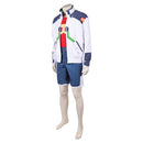 Cosplay Costume Roman Carax Cyberpunk: Edgerunners 2(2026) Fullset White Men Halloween Carnival Party Outfits