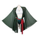 Cosplay Costume Roronoa Zoro One Piece 3Pcs Swimsuit Set Original Design Green Women Halloween Carnival Party Outfit-Cossky®