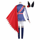 Cosplay Costume Rose Kingdom Uniform Fullset Blue Women Halloween Carnival Party Outfits