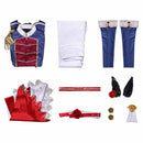 Cosplay Costume Rose Kingdom Uniform Fullset Blue Women Halloween Carnival Party Outfits