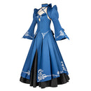 Cosplay Costume Saber Fate Stay Night Dress Blue Women Halloween Carnival Party Outfits