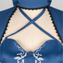 Cosplay Costume Saber Fate Stay Night Dress Blue Women Halloween Carnival Party Outfits