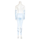 Cosplay Costume Sally The Nightmare Before Christmas Skin Legging Sleeves Set Blue Women Halloween Carnival Party Outfits