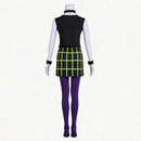 Cosplay Costume Sam Manson Danny Phantom Top Skirt Socks Set Purple Women Halloween Carnival Party Outfits