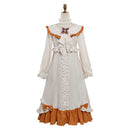 Cosplay Costume Sandrone Genshin Impact Pajamas Nightgown Sleepwear Orange Women Halloween Carnival Party Outfits