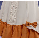 Cosplay Costume Sandrone Genshin Impact Pajamas Nightgown Sleepwear Orange Women Halloween Carnival Party Outfits