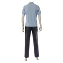 Cosplay Costume Sanji One Piece Season 2 Shirt Pants Set Grey Men Halloween Carnival Party Outfit