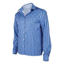 Cosplay Costume Sanji One Piece Season 2 Striped Shirt Blue Men Halloween Carnival Party Outfit